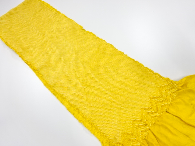 正絹　振袖用　絞り　帯揚げ